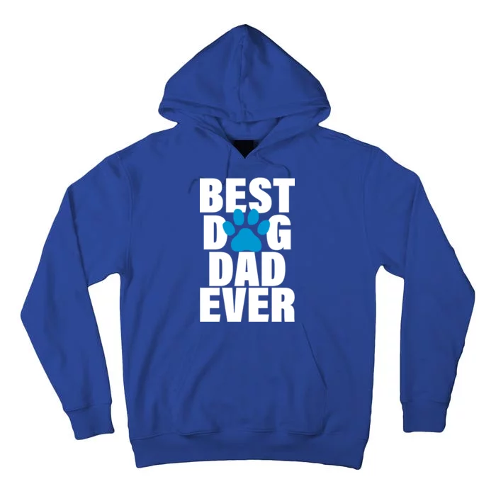 Best Dog Dad Ever Paw Tall Hoodie