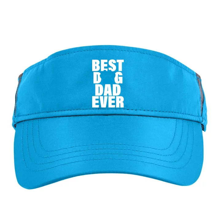 Best Dog Dad Ever Paw Adult Drive Performance Visor