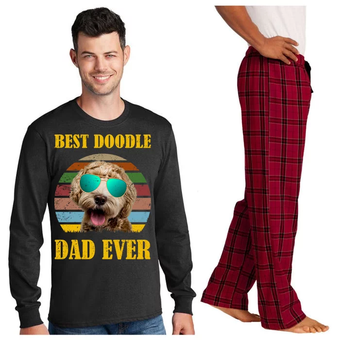 Best Doodle Dad Ever Long Sleeve Pajama Set