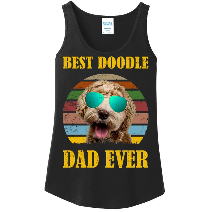 Best Doodle Dad Ever Ladies Essential Tank