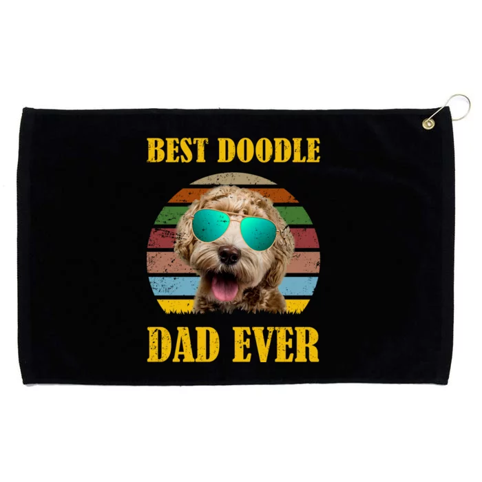 Best Doodle Dad Ever Grommeted Golf Towel