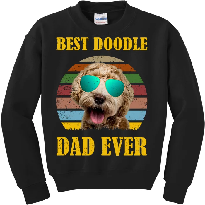 Best Doodle Dad Ever Kids Sweatshirt