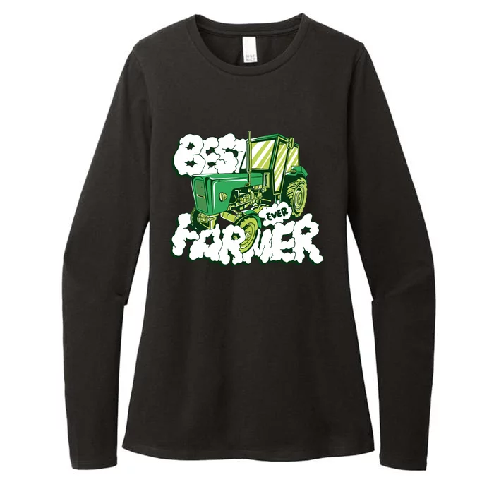 Best Farmer Ever Womens CVC Long Sleeve Shirt