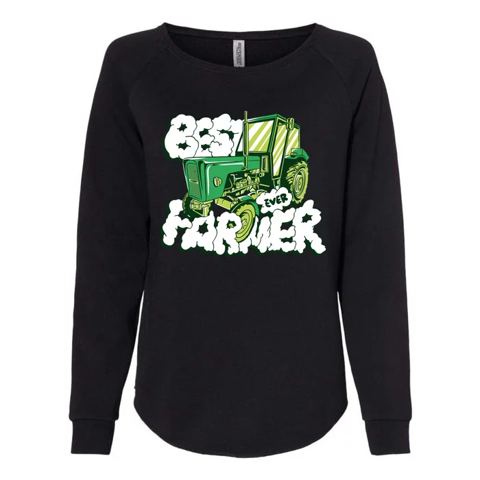 Best Farmer Ever Womens California Wash Sweatshirt