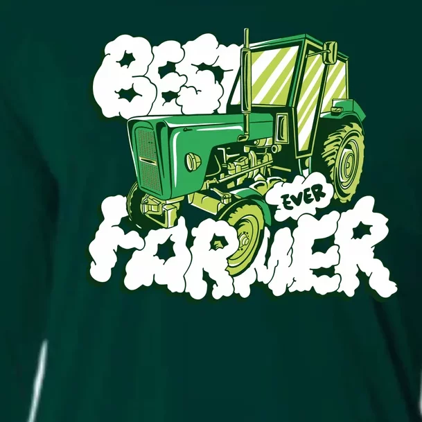 Best Farmer Ever Cooling Performance Long Sleeve Crew