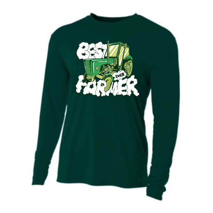 Best Farmer Ever Cooling Performance Long Sleeve Crew