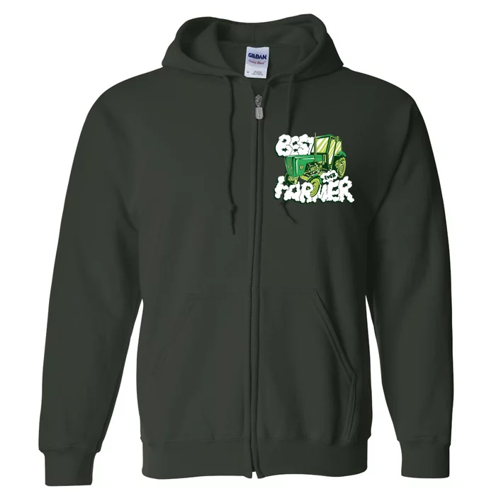 Best Farmer Ever Full Zip Hoodie