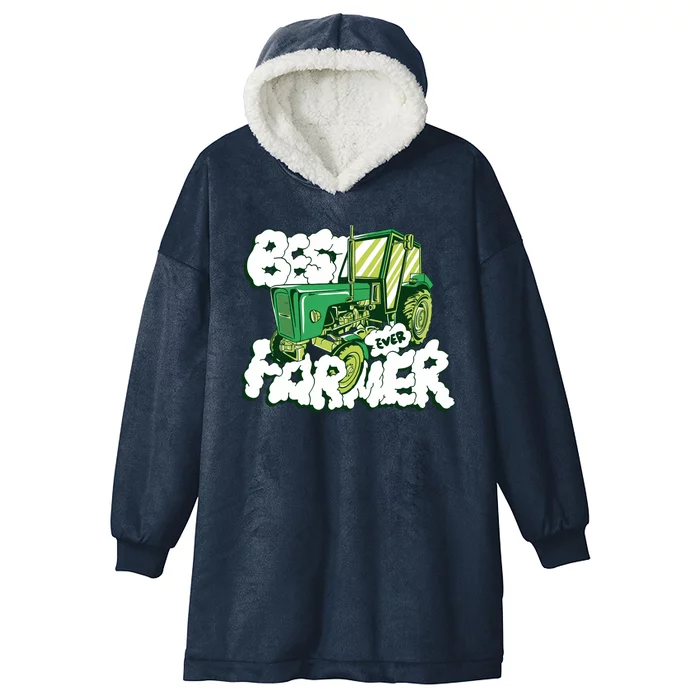 Best Farmer Ever Hooded Wearable Blanket