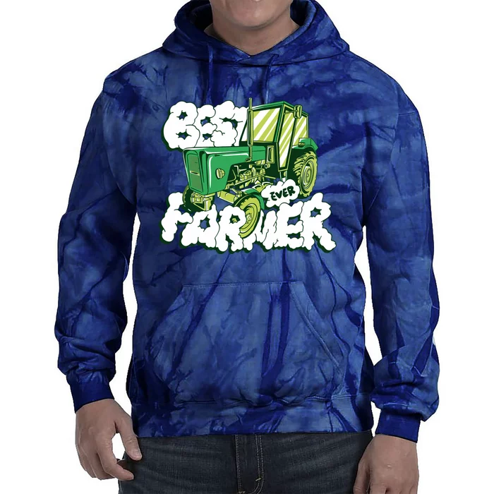 Best Farmer Ever Tie Dye Hoodie