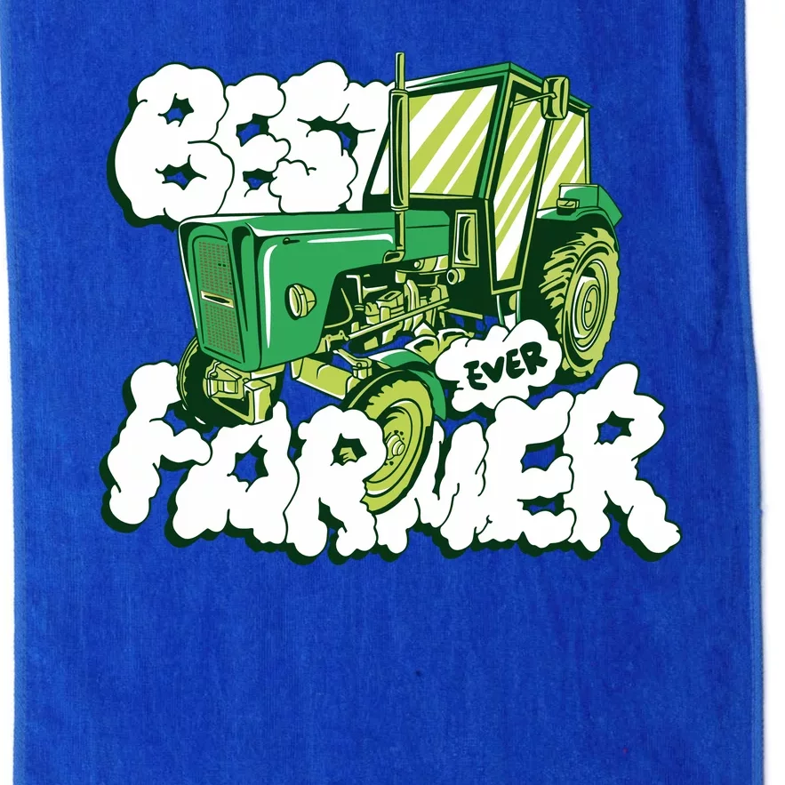 Best Farmer Ever Platinum Collection Golf Towel