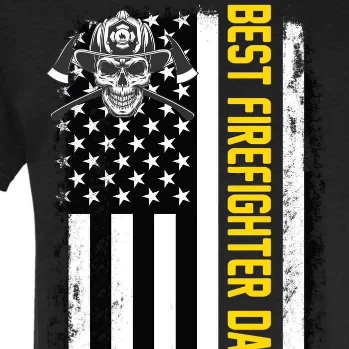 Best Firefighter Dad Ever Flag Garment-Dyed Heavyweight T-Shirt