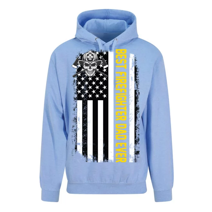 Best Firefighter Dad Ever Flag Unisex Surf Hoodie