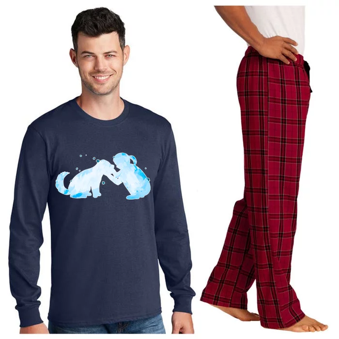 Best Friends Child With Dog Long Sleeve Pajama Set