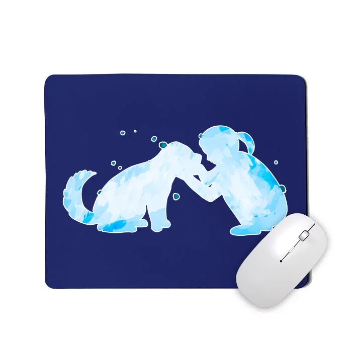 Best Friends Child With Dog Mousepad