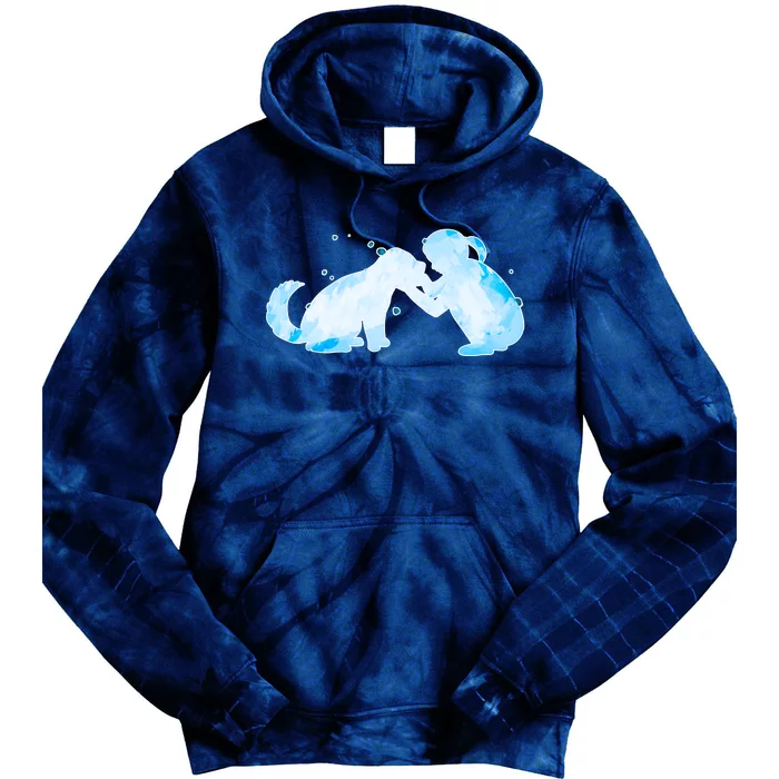 Best Friends Child With Dog Tie Dye Hoodie