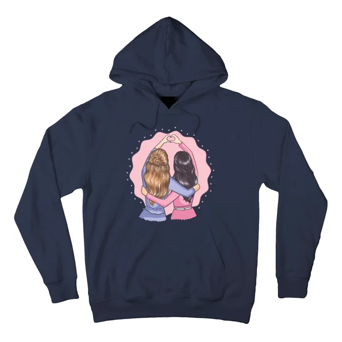 Best Friends Heart Hoodie