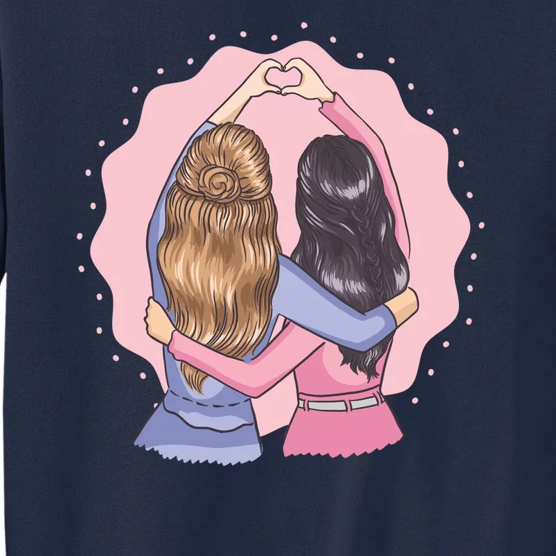 Best Friends Heart Tall Sweatshirt