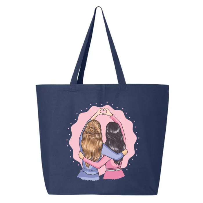 Best Friends Heart 25L Jumbo Tote