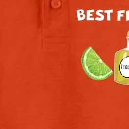 Best Friends Lime Tequila Salt Dry Zone Grid Performance Polo