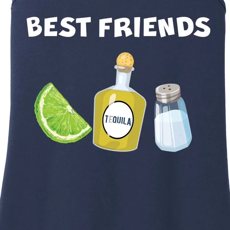 Best Friends Lime Tequila Salt Ladies Essential Tank