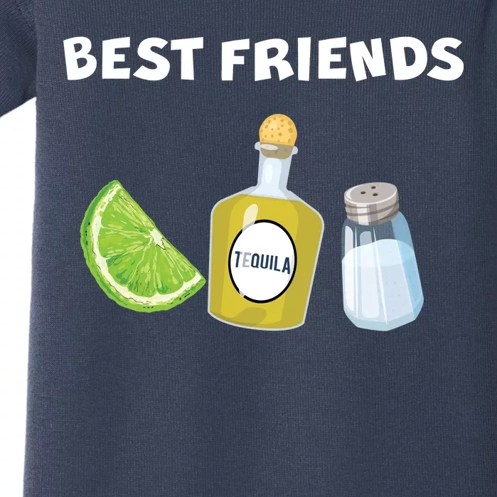 Best Friends Lime Tequila Salt Baby Bodysuit