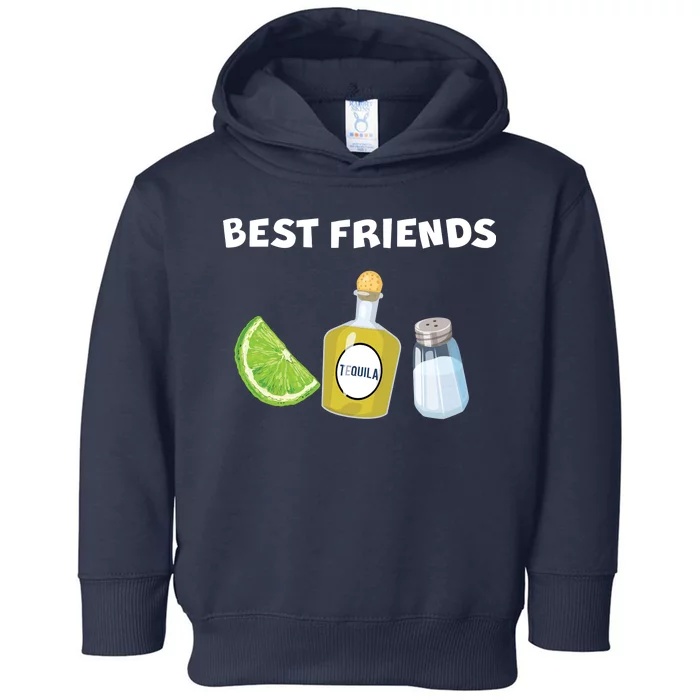 Best Friends Lime Tequila Salt Toddler Hoodie