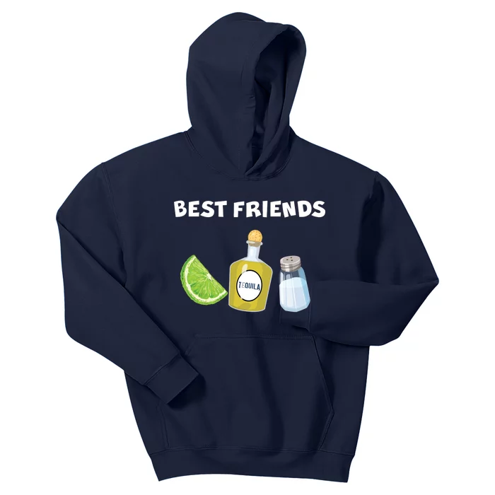 Best Friends Lime Tequila Salt Kids Hoodie