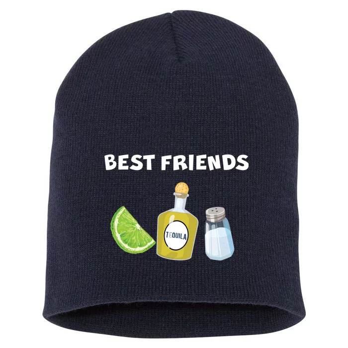 Best Friends Lime Tequila Salt Short Acrylic Beanie