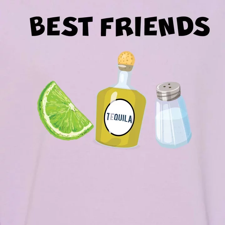 Best Friends Lime Tequila Salt Garment-Dyed Sweatshirt