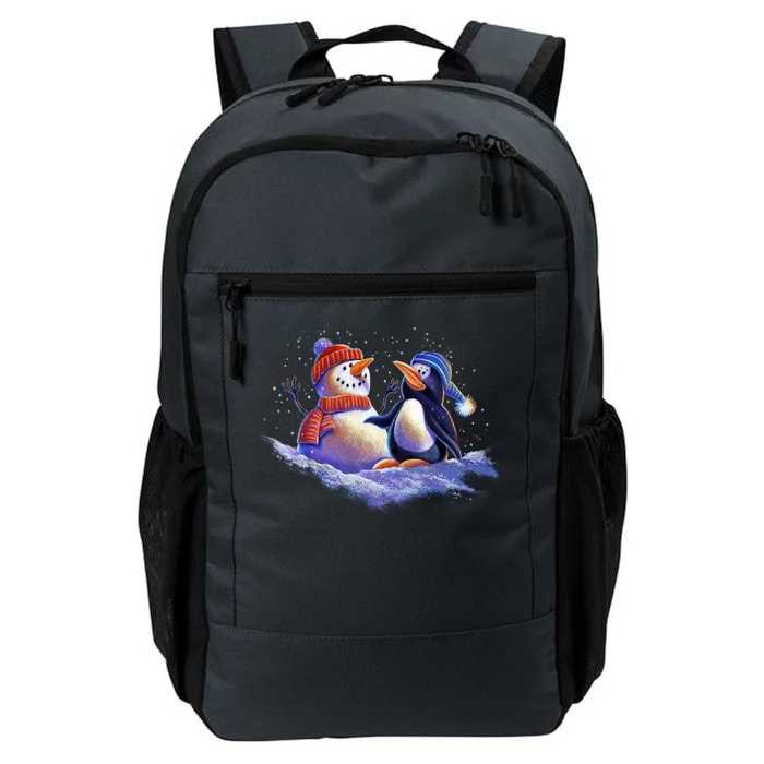 Best Friends Snowman and Penguin Daily Commute Backpack