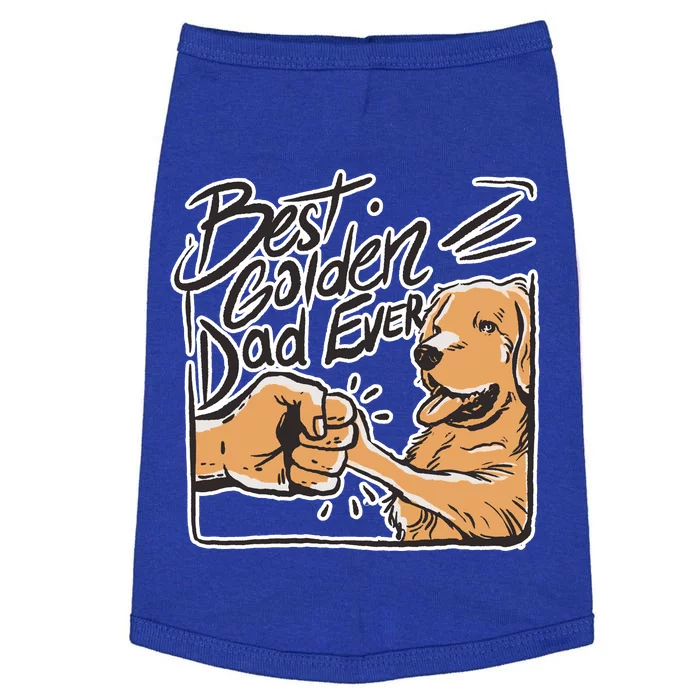 Best Golden Dad Ever Doggie Tank