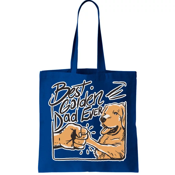 Best Golden Dad Ever Tote Bag