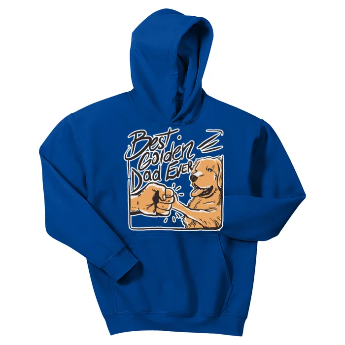 Best Golden Dad Ever Kids Hoodie