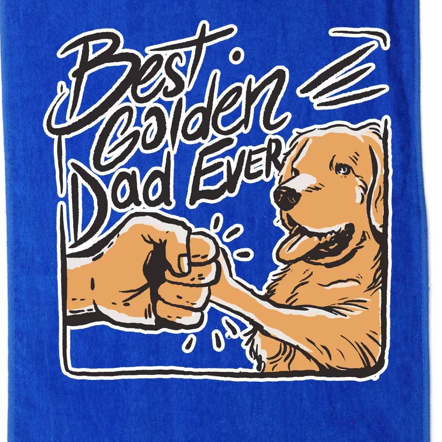 Best Golden Dad Ever Platinum Collection Golf Towel