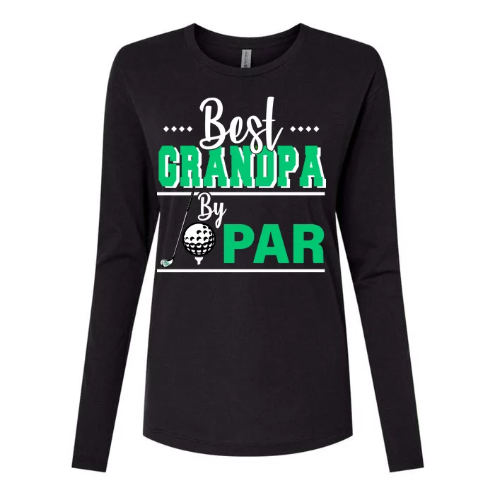 Best Grandpa By Par Womens Cotton Relaxed Long Sleeve T-Shirt