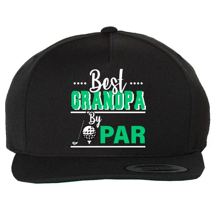 Best Grandpa By Par Wool Snapback Cap