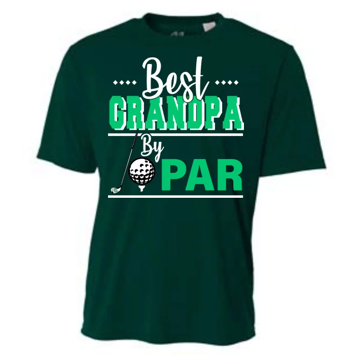 Best Grandpa By Par Cooling Performance Crew T-Shirt