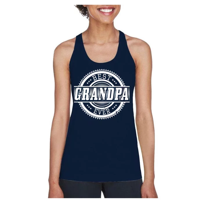 Best Grandpa Ever Women's Racerback Tank