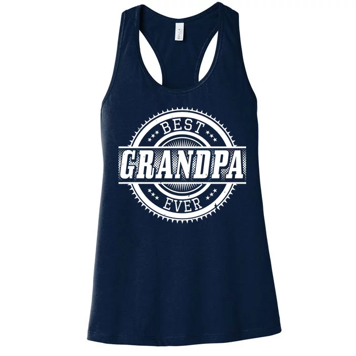 Best Grandpa Ever Women's Racerback Tank