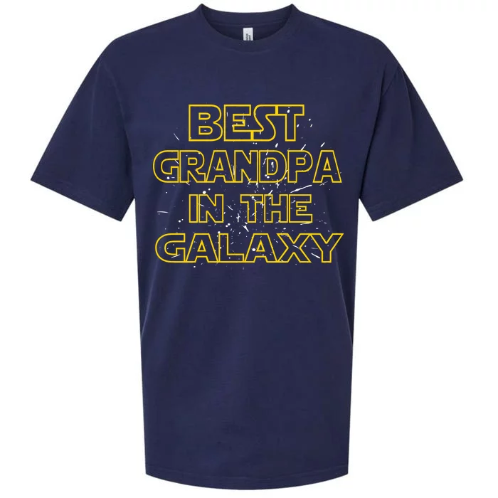 Best Grandpa In The Galaxy Sueded Cloud Jersey T-Shirt