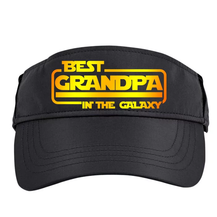 Best Grandpa In The Galaxy Funny Adult Drive Performance Visor