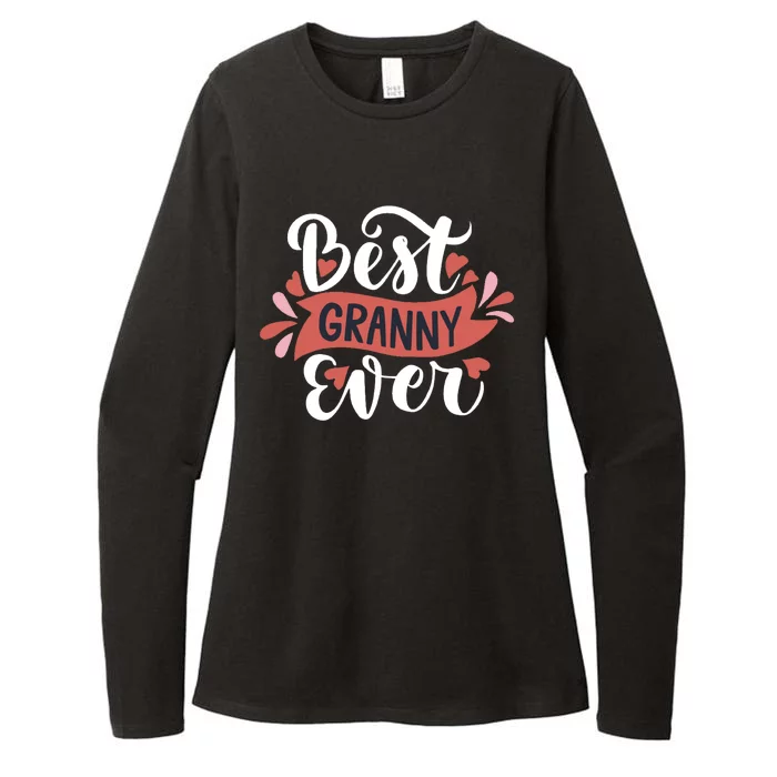 Best Granny Ever Hearts Womens CVC Long Sleeve Shirt