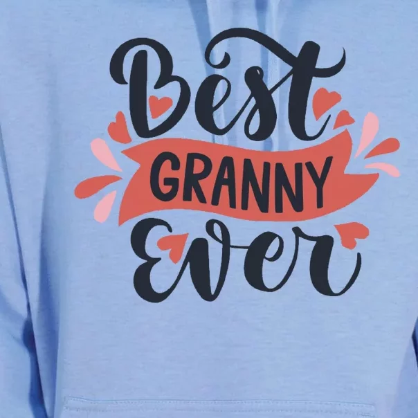 Best Granny Ever Hearts Unisex Surf Hoodie