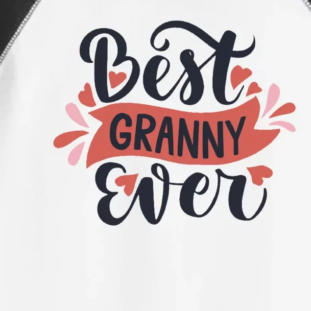 Best Granny Ever Hearts Toddler Fine Jersey T-Shirt