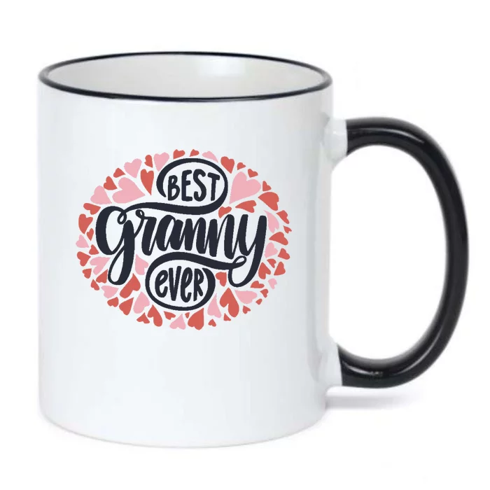 Best Granny Ever Loving Grandmother Black Color Changing Mug