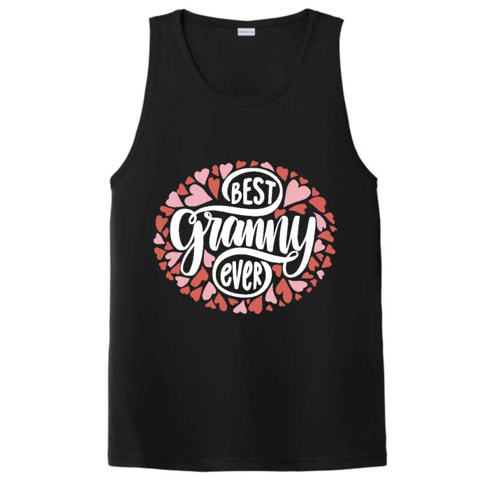 Best Granny Ever Loving Grandmother Performance Tank