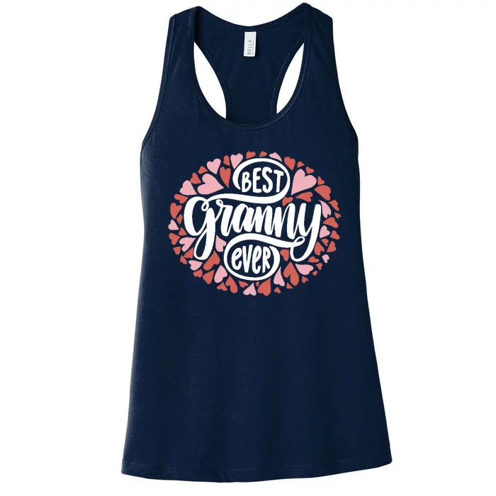 Best Granny Ever Loving Grandmother Women's Racerback Tank