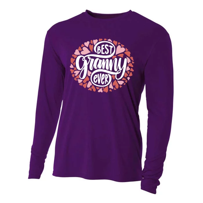 Best Granny Ever Loving Grandmother Cooling Performance Long Sleeve Crew