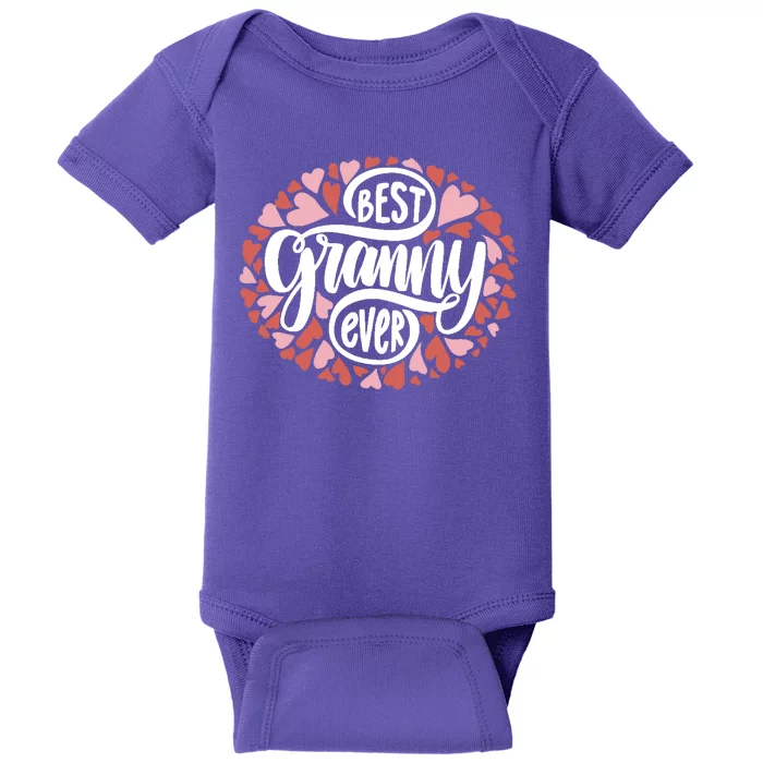 Best Granny Ever Loving Grandmother Baby Bodysuit