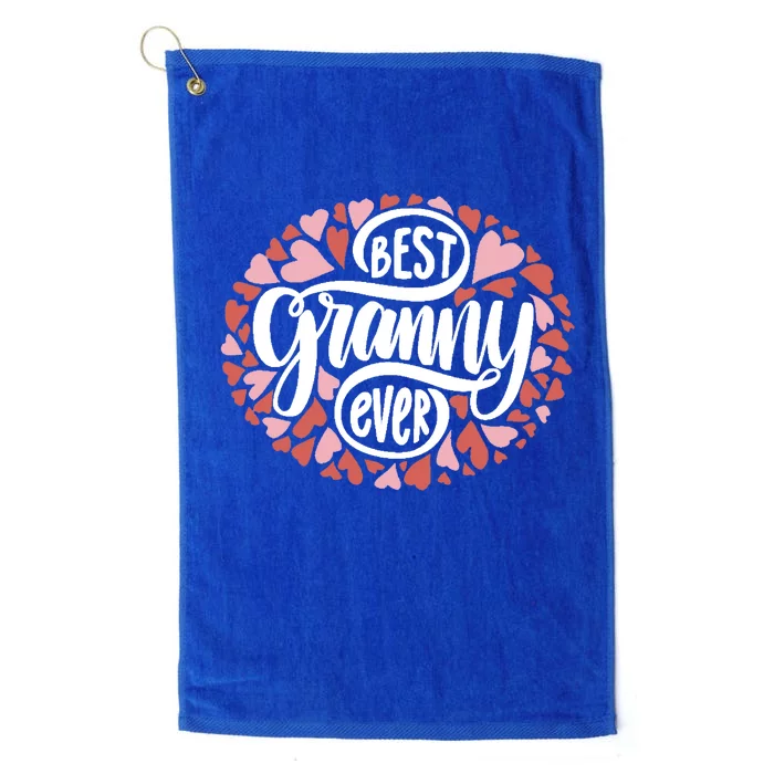 Best Granny Ever Loving Grandmother Platinum Collection Golf Towel